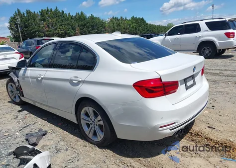2017 BMW 330E Iperformance z USA, uszkodzony, nr VIN WBA8E1C53HK895336
